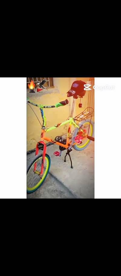 BMX Gear Cycle for Sale - Wheeling/Stunt wali | Neon Color | Haripur