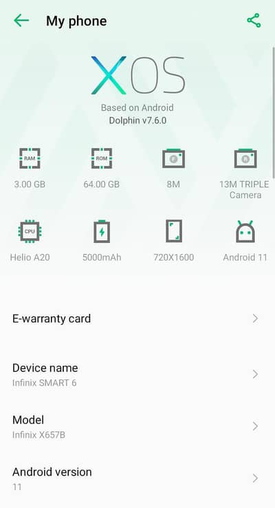 Infinix Hot 6X