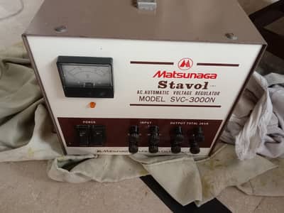 Matsunaga Stavol SVC-3000N AC Automatic Voltage