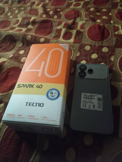 Tecno spark 40 6ram 128gb