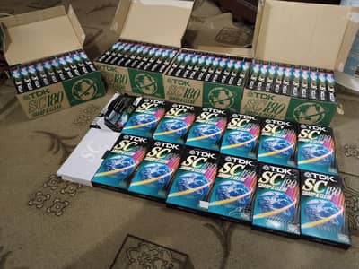 TDK VHS  cassette. full New pin pack sealed