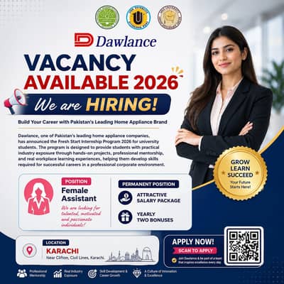 Looking for Female Assistant Manager coordinator