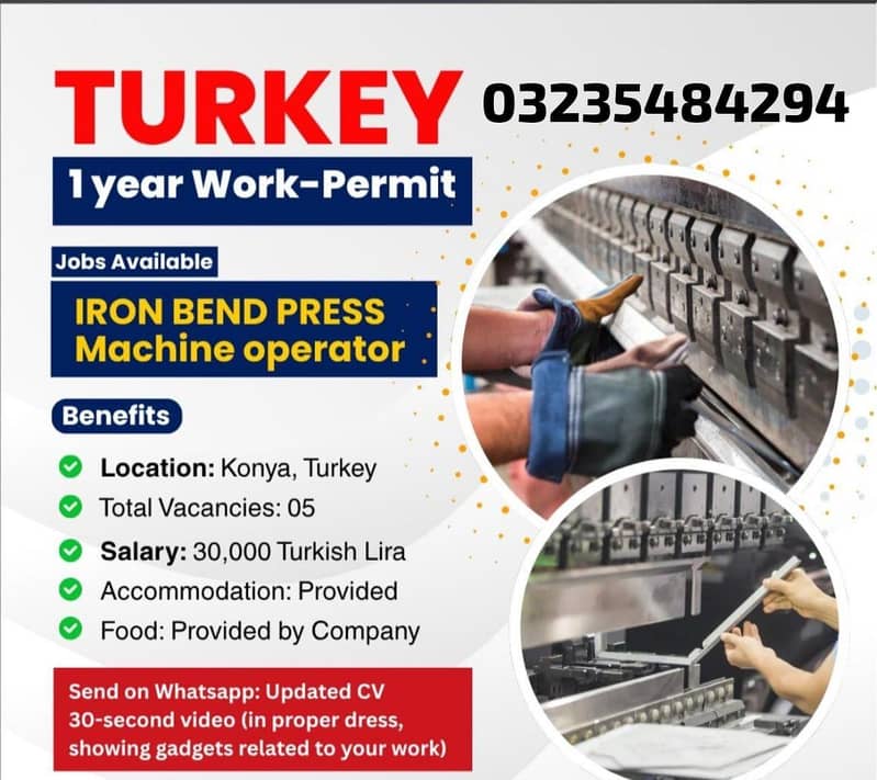 Turkey Work Permit (ترکی ورک پرمٹ) 1