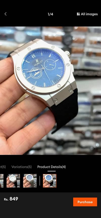 Hublot watch price: 4000