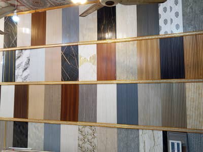 PVC wall panel-Media wall-Pvc wallpaper-Pvc ceiling-Wpc Fluted panel