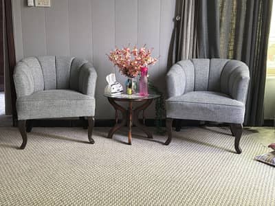 Chairs and coffee table