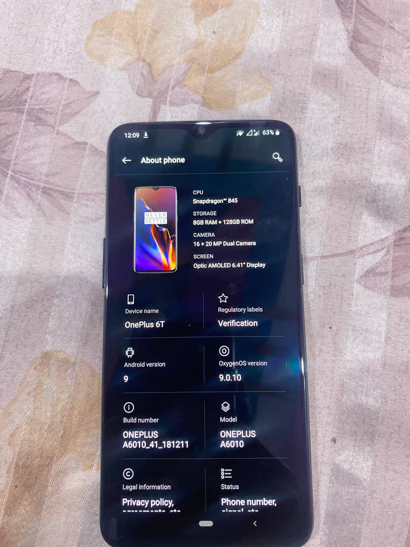 One Plus 6T 1