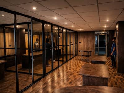 Semi Furnished Office In Rent At Main Bahadurabad.