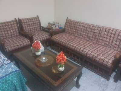 5 seater sofa set with 3 tables