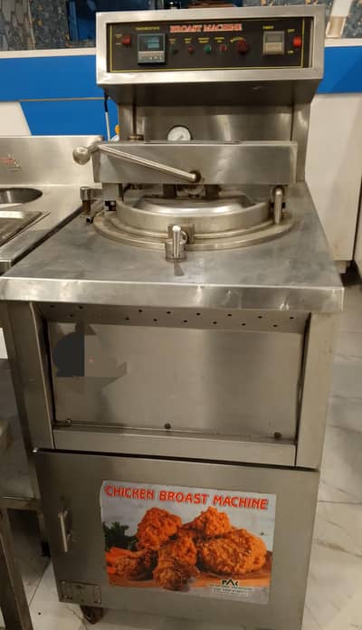 Broast machine