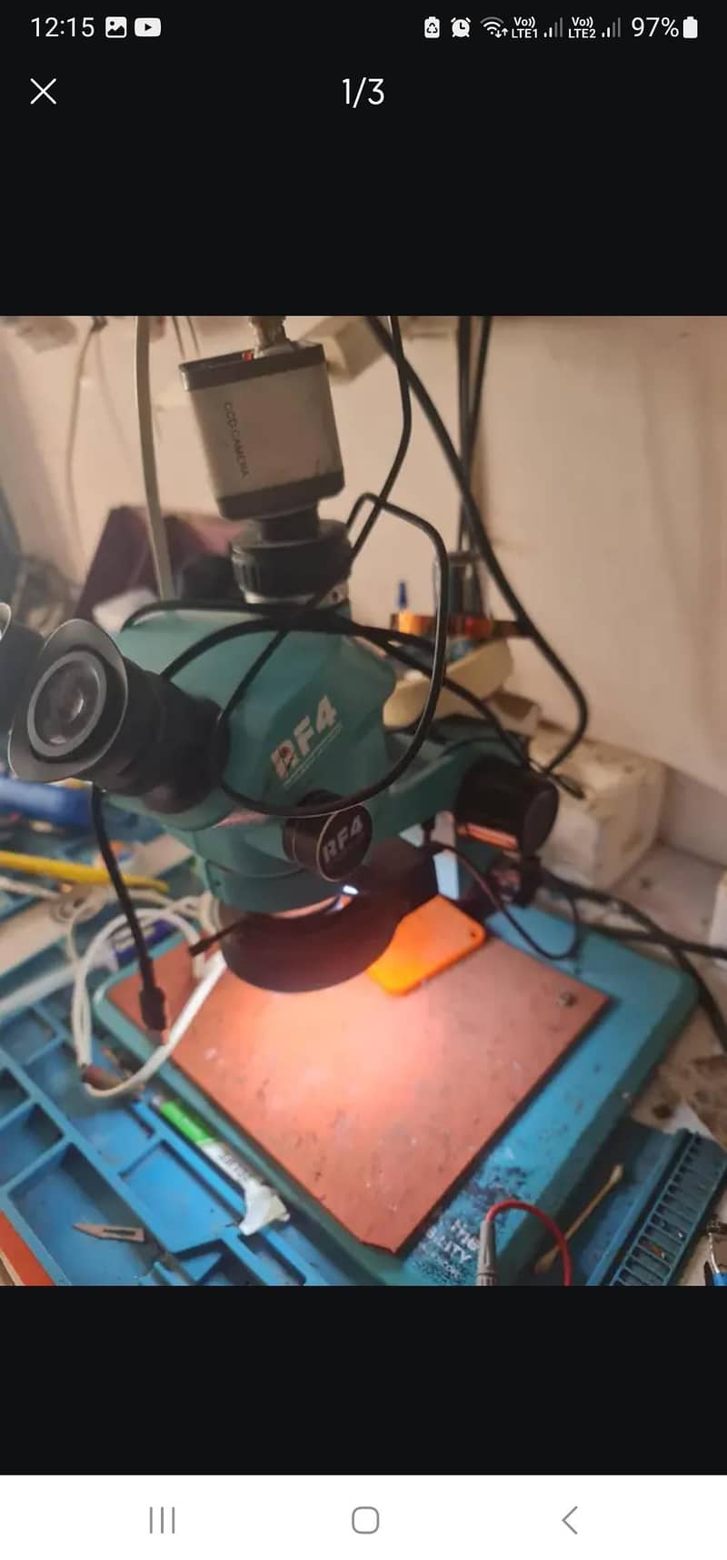 Microscope With Camera . 2