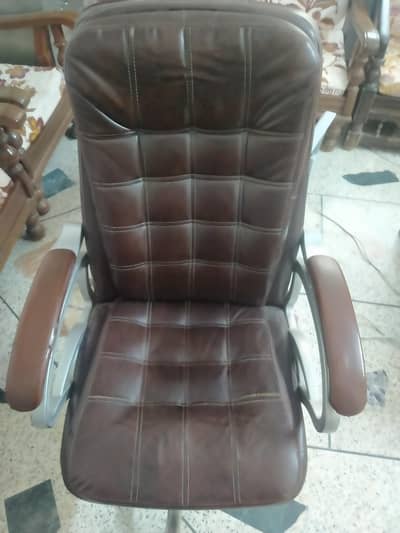 3 seater office sofa and executive chair