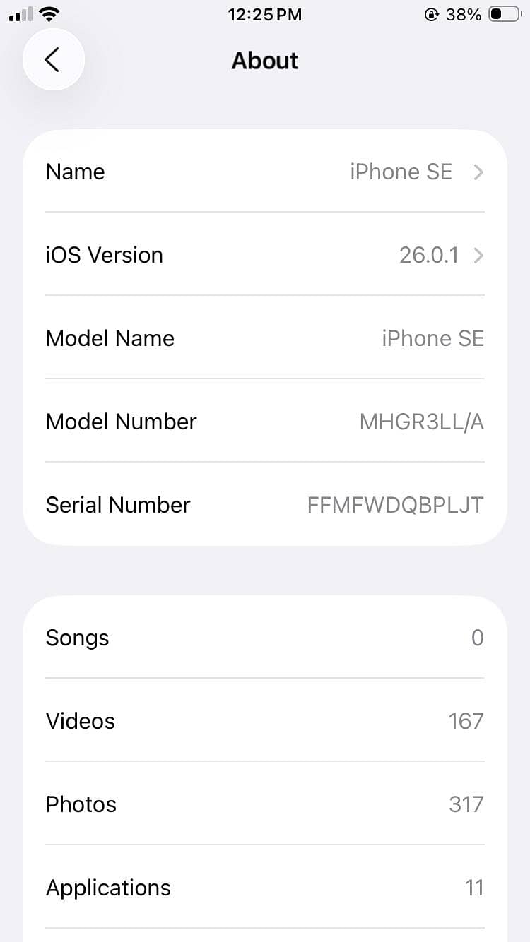 Apple iPhone SE 2 0