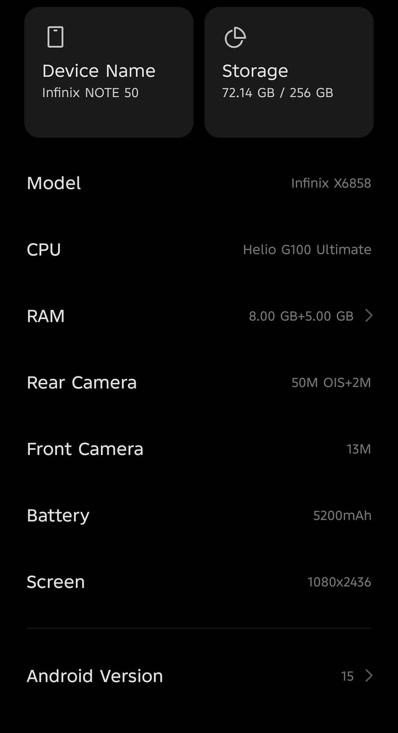 Infinix Note 50 11