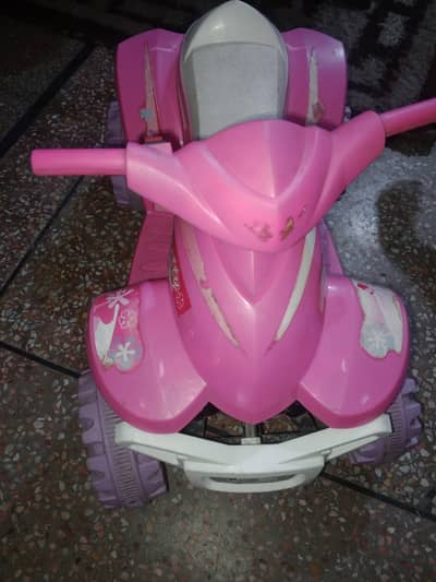 Kids Electric Ride-On ATV Bike - Pink "Pretty Lulla" - Rechargeable
