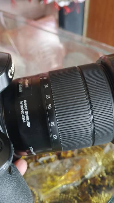 Canon 80D with 18-135 USM Nano Lens or Sale 10 by 9 All Ok Urgent Sale