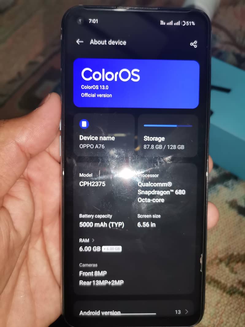 OPPO A76 6