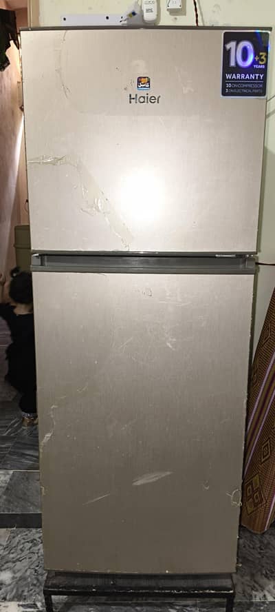 Haier model Hrf 186 new refrigerator in few years warranty