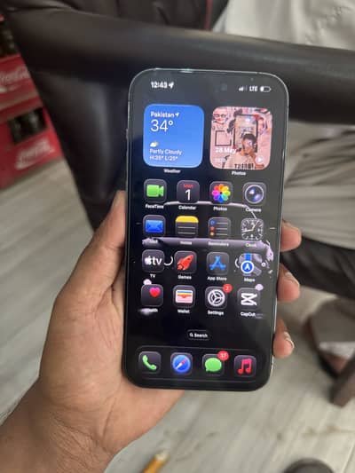 Apple iPhone 14 Pro Max non pta 2 sim ka sim time hy dual sim