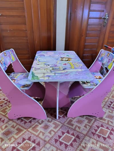 Kids Table And 2 Chairs