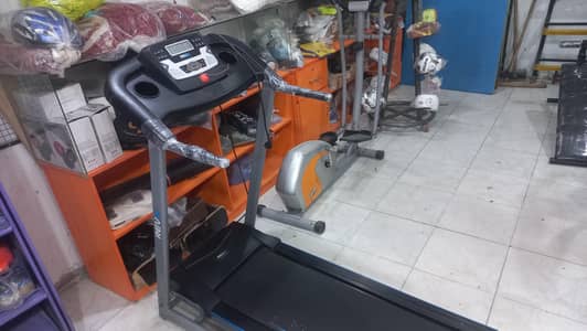 Auto treadmill electric exercise running walk jogging machine gym bike
