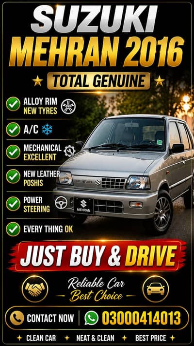 Suzuki Mehran VX 2016