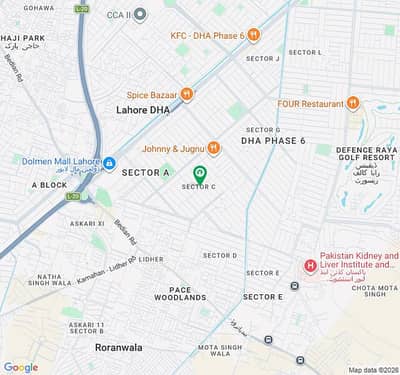 7.5 marla plot for sale in DHA Phase 6 C block