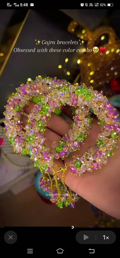 2 paice bracelet gajra