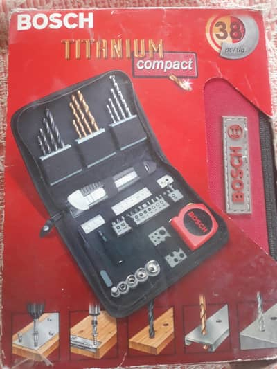 Bosch Titanium 38-piece Compact Set,