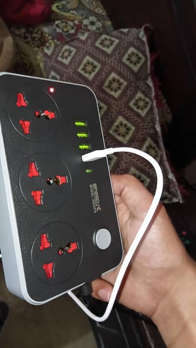 Brand new Surge Protector + Usb Extension Wire Combo