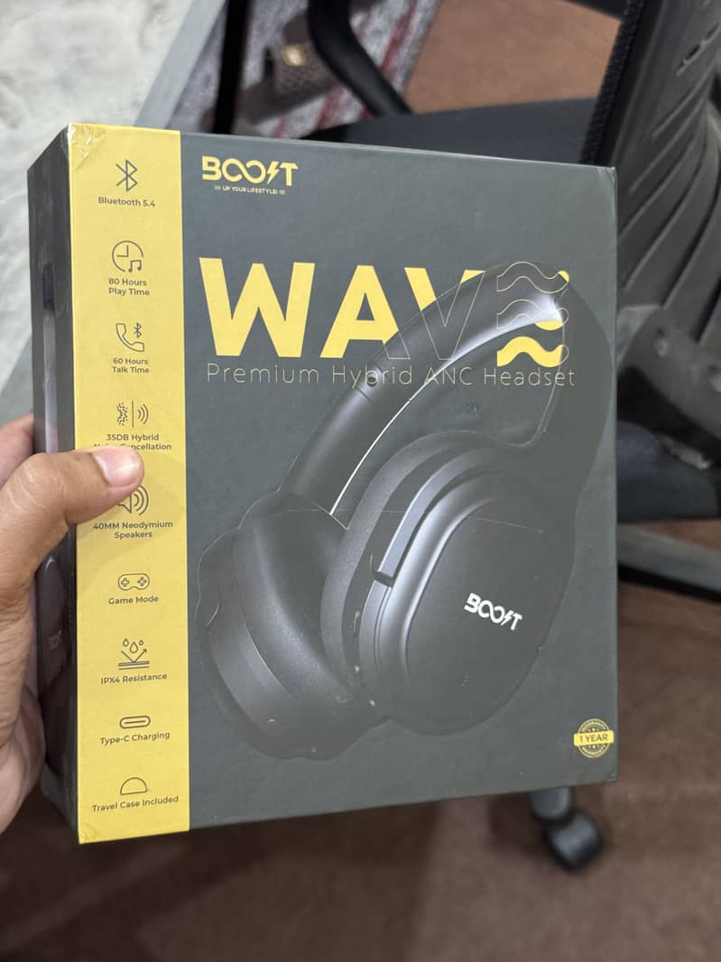 Boost Wave Wireless ANC Headset 0