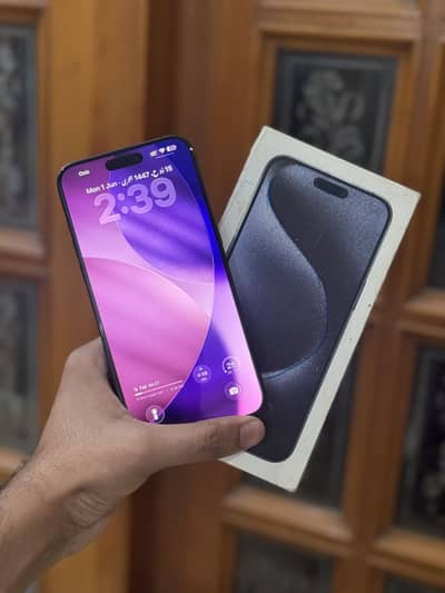 iPhone 15 Pro Max | 256GB | PTA Approved | 88% BH | Blue Titanium