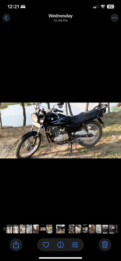 Suzuki gs 150 2013 Model new fuel tank new rear tyre