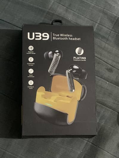 U39 True Wireless Bluetooth Earbuds | Touch Control | Brand New 