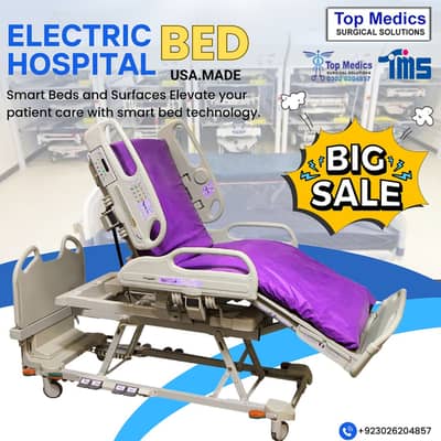 Electric Hospital Bed, ICU Bed, Surgical Bed Ward Bed, Patient Bed