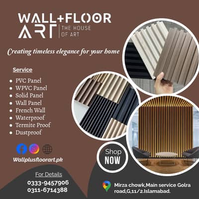 PVC wall Panels / WPC Fluted panel / Hard panel / solid panel