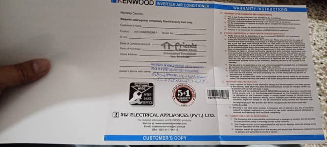 PEL 1.5 Ton DC Inverter AC | Brand New | Rs. 95,000