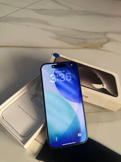 15 Pro Non PTA 256 GB Natural Titanum Full Geniune Warranty