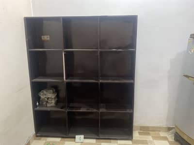 Rack clothe or books 12 boxes