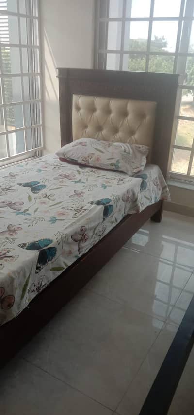 single bed without matress good condition for sale