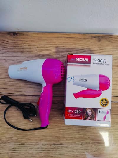 Nova 1000W | Heavy Duty Electric Foldable Hair Dryer | COD Available