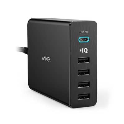 Anker PowerPort+ 5 USB-C Power Delivery Black