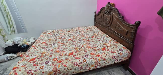 Sheesham Bed with Mattress