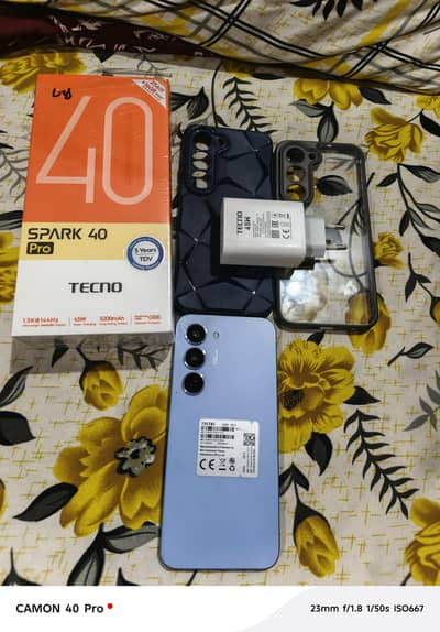 Tecno spark 40 pro 8/256 full box