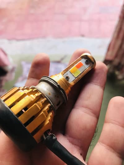 LED headlight bulb all purpose flasher dipper everything in one bulb