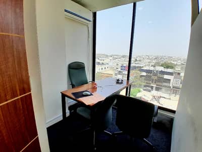 SAMI FURNISHED OFFICE FOR RENT GULISTAN-E-JAUHAR BLOCK 12