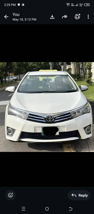 Toyota Corolla Altis 2016