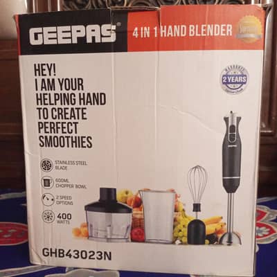 Geepas 4 in 1 Hand Blender