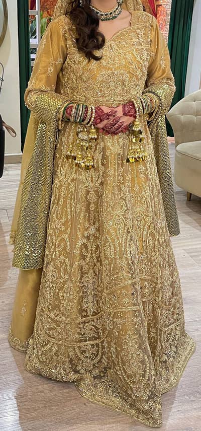 Beautiful Mehndi Dress.