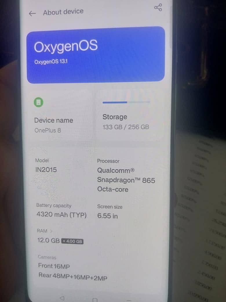 One Plus 8 4